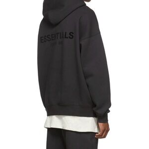 Black ESSENTIALS Fear Of God Hoodie Size M (NWT)